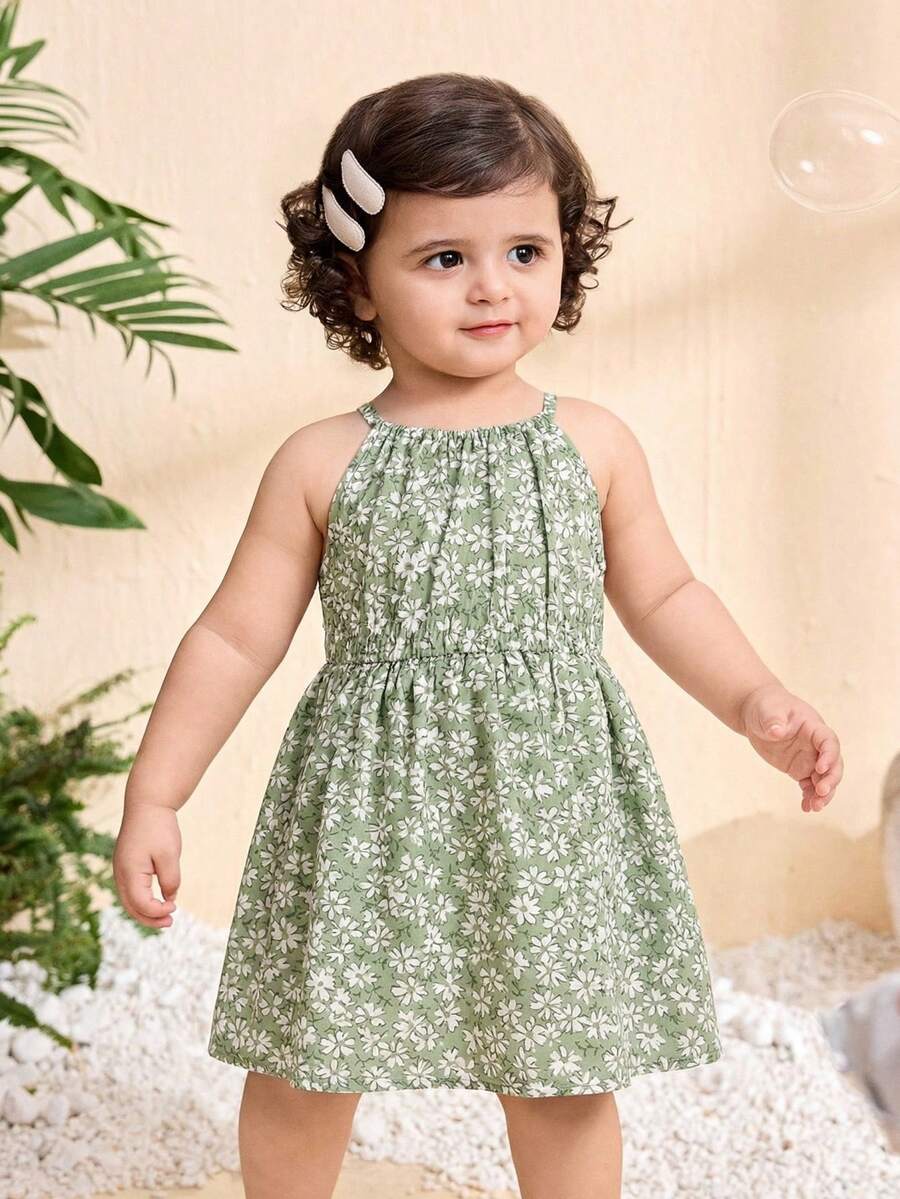 Baby Girl Leopard Print Sleeveless Dress Cute Summer Vacation Outfit Mommy and Me Matching Look