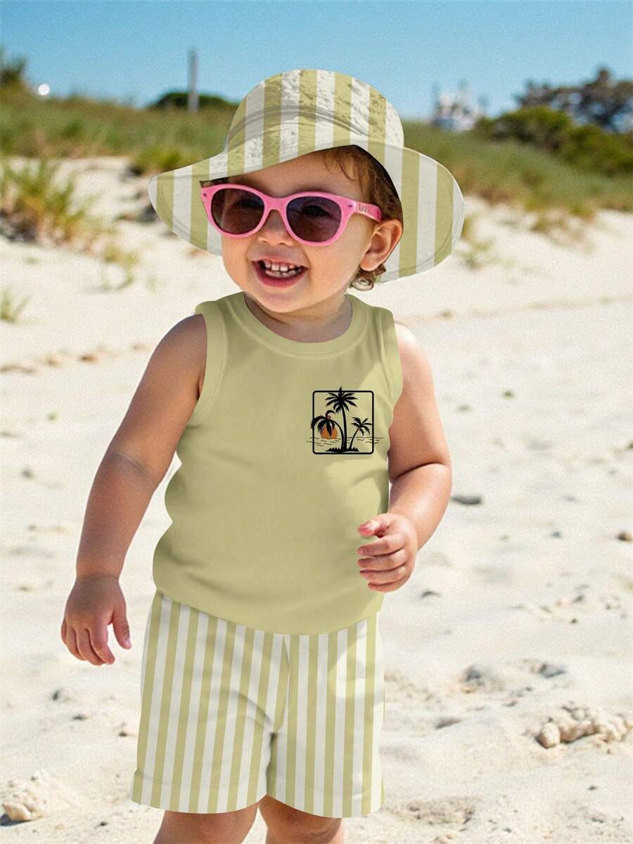 Infant Boys 3T Swim Suit and Surf Outfit Set for Summer