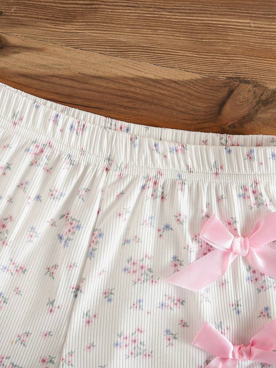 Pride Rainbow Short Sleeve Top & Shorts Set for Toddler Girls
