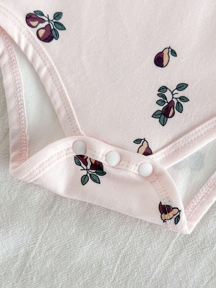 Baby Girl Ditsy Floral Rompers - Countryside Vintage Style 4 Piece Set