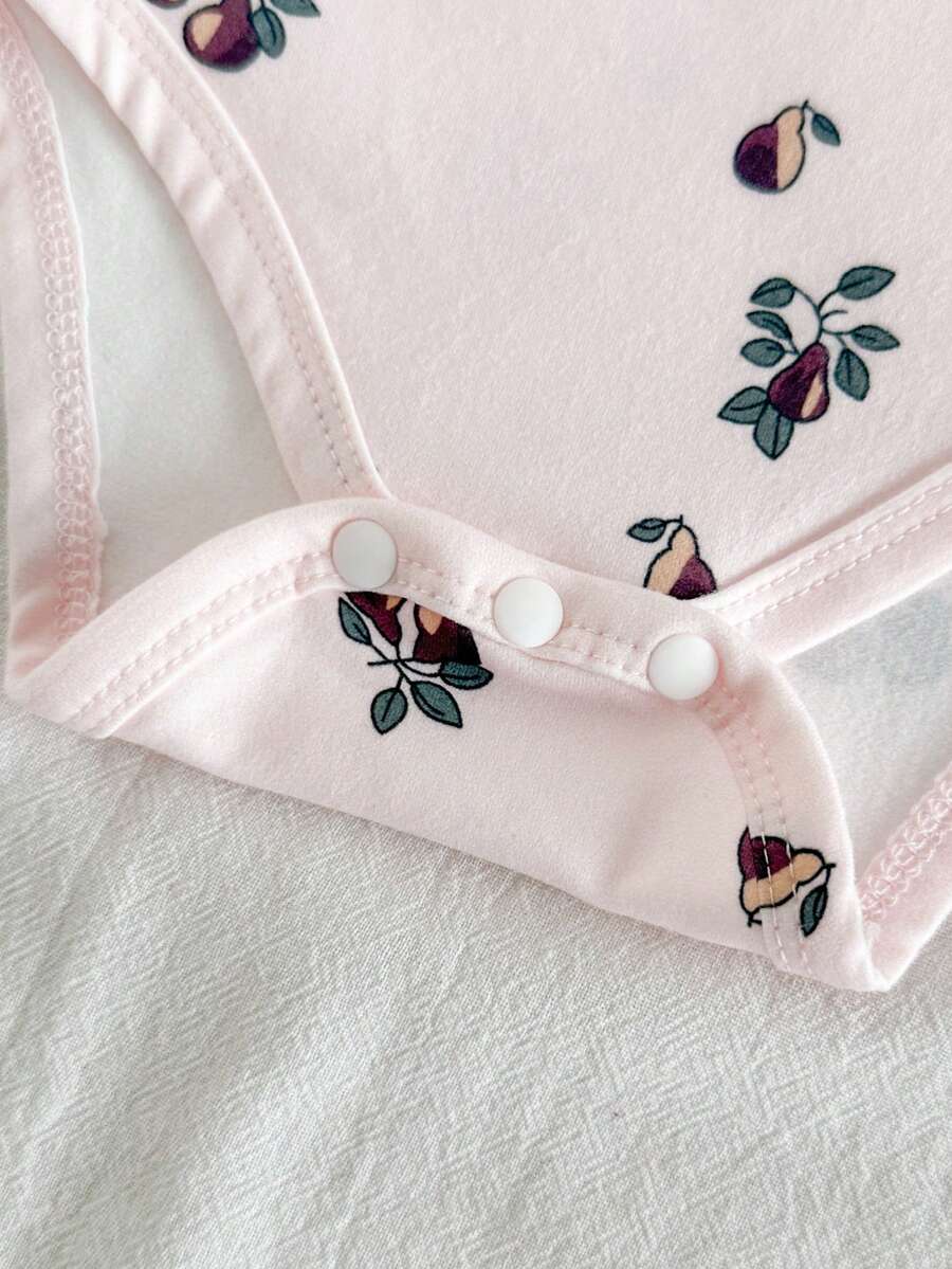Baby Girl Ditsy Floral Rompers - Countryside Vintage Style 4 Piece Set