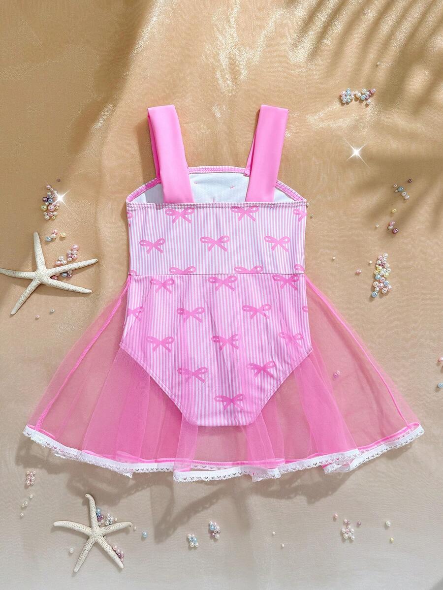 Baby Girls Mermaid Fish Scale One Piece Swimsuit Cute Ocean Princess Beachwear