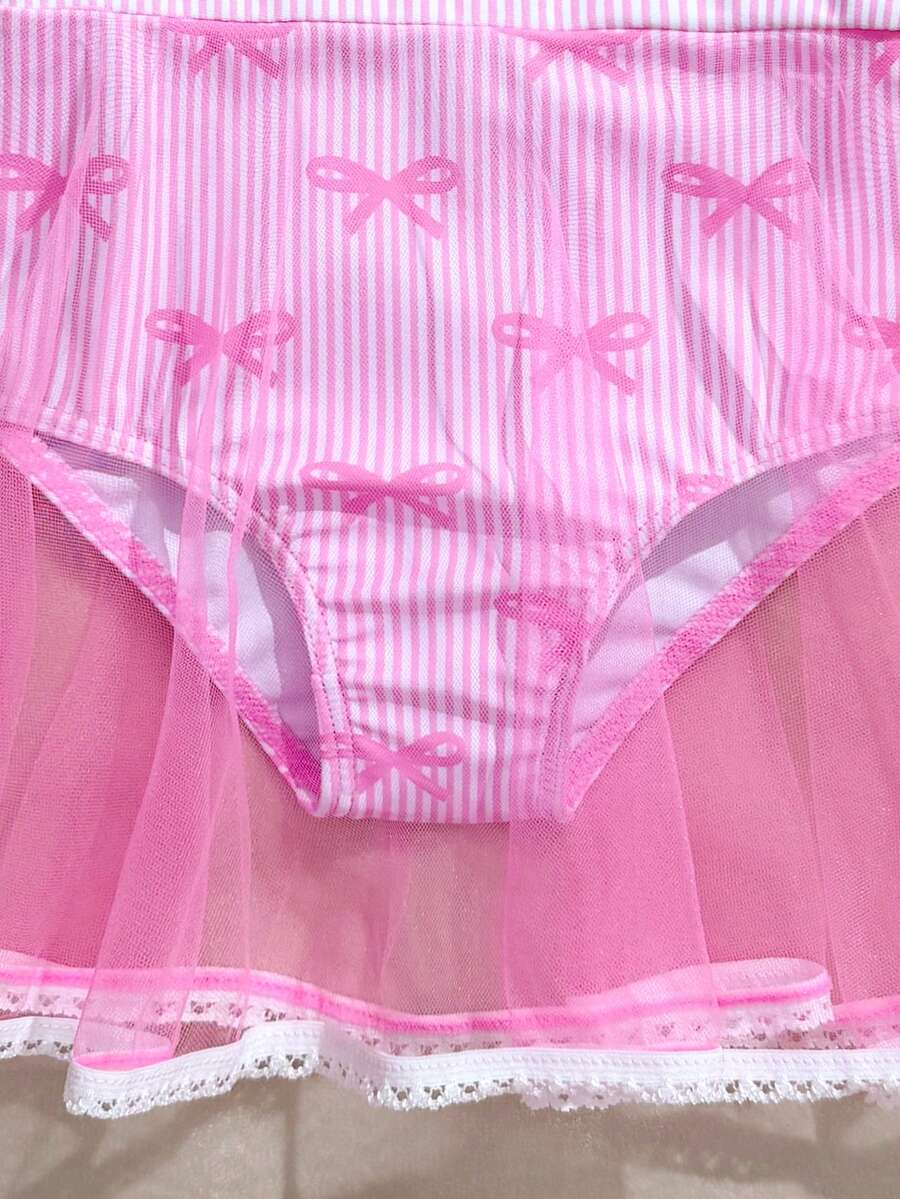 Baby Girls Mermaid Fish Scale One Piece Swimsuit Cute Ocean Princess Beachwear