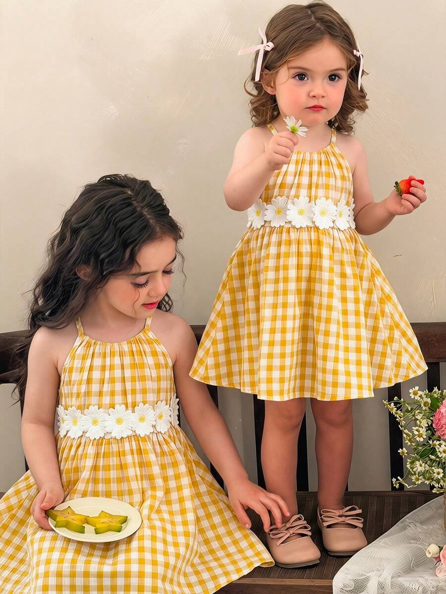 Baby Girl Leopard Print Sleeveless Dress Cute Summer Vacation Outfit Mommy and Me Matching Look