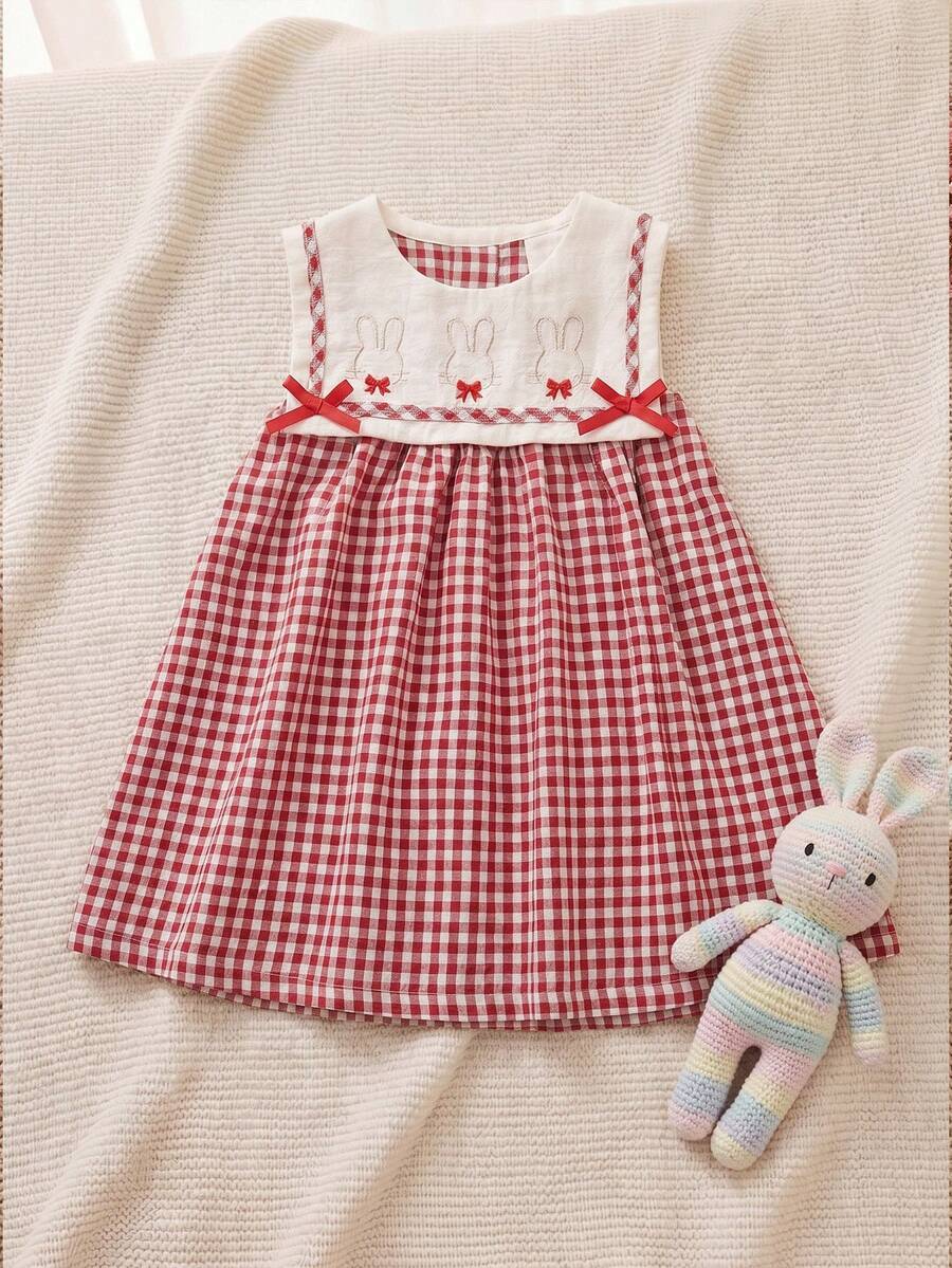 Ruffle Collar Floral Print Sleeveless Dress for Baby Girls