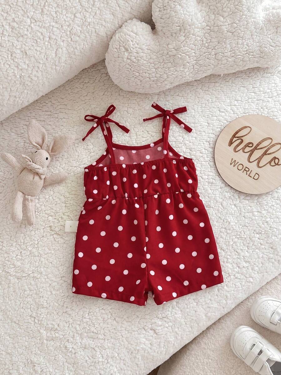 Cute Ditsy Floral Baby Girl Romper Sage Green Summer Outfit