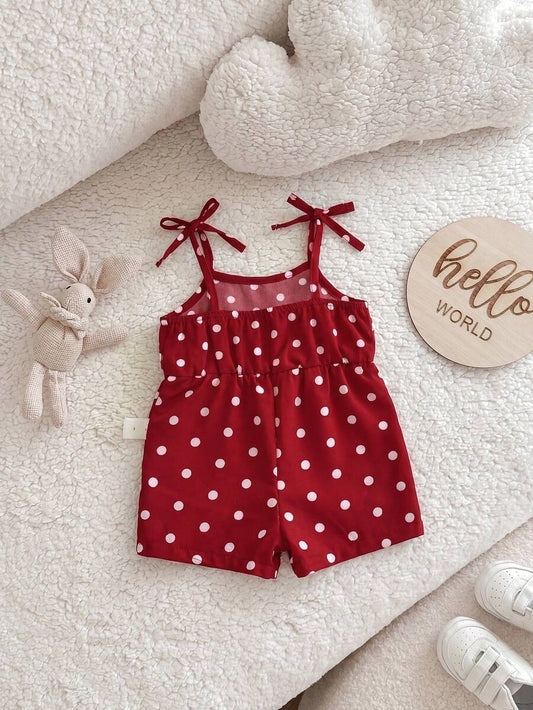 Baby Ditsy Floral Romper for Cute Summer Daily Wear and Outings