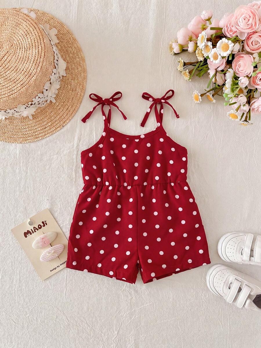 Cute Ditsy Floral Baby Girl Romper Sage Green Summer Outfit