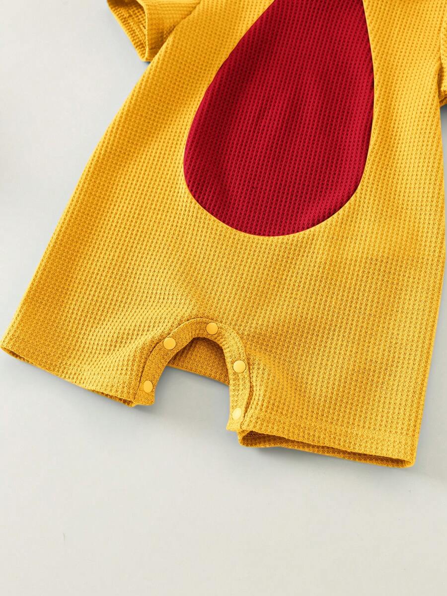 3D Big Ear Hooded Romper Set For Newborn Baby Boys And Girls Summer Outfit