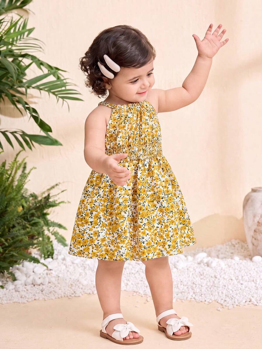 Baby Girl Leopard Print Sleeveless Dress Cute Summer Vacation Outfit Mommy and Me Matching Look
