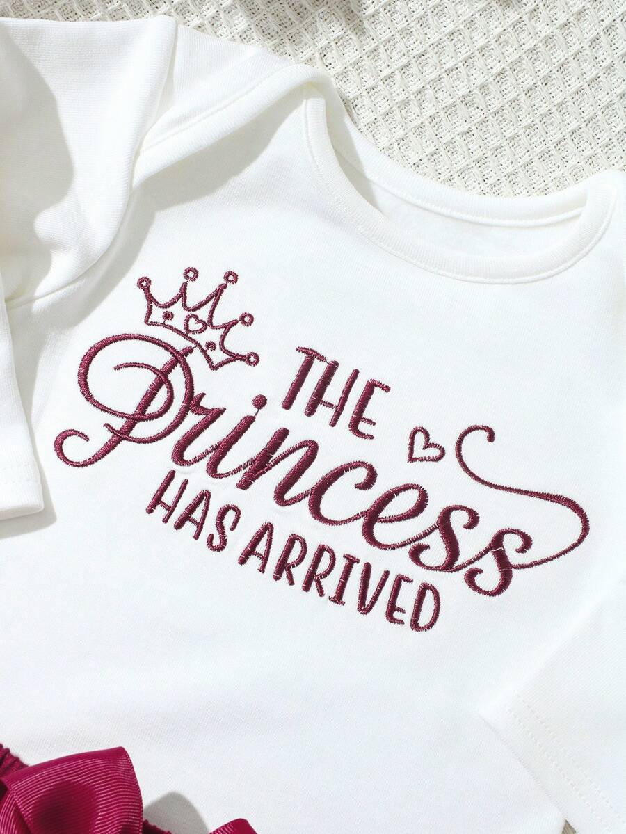 Baby Girl Romper with Tutu Skirt and Bow Headband for Photoshoots and Coming Home