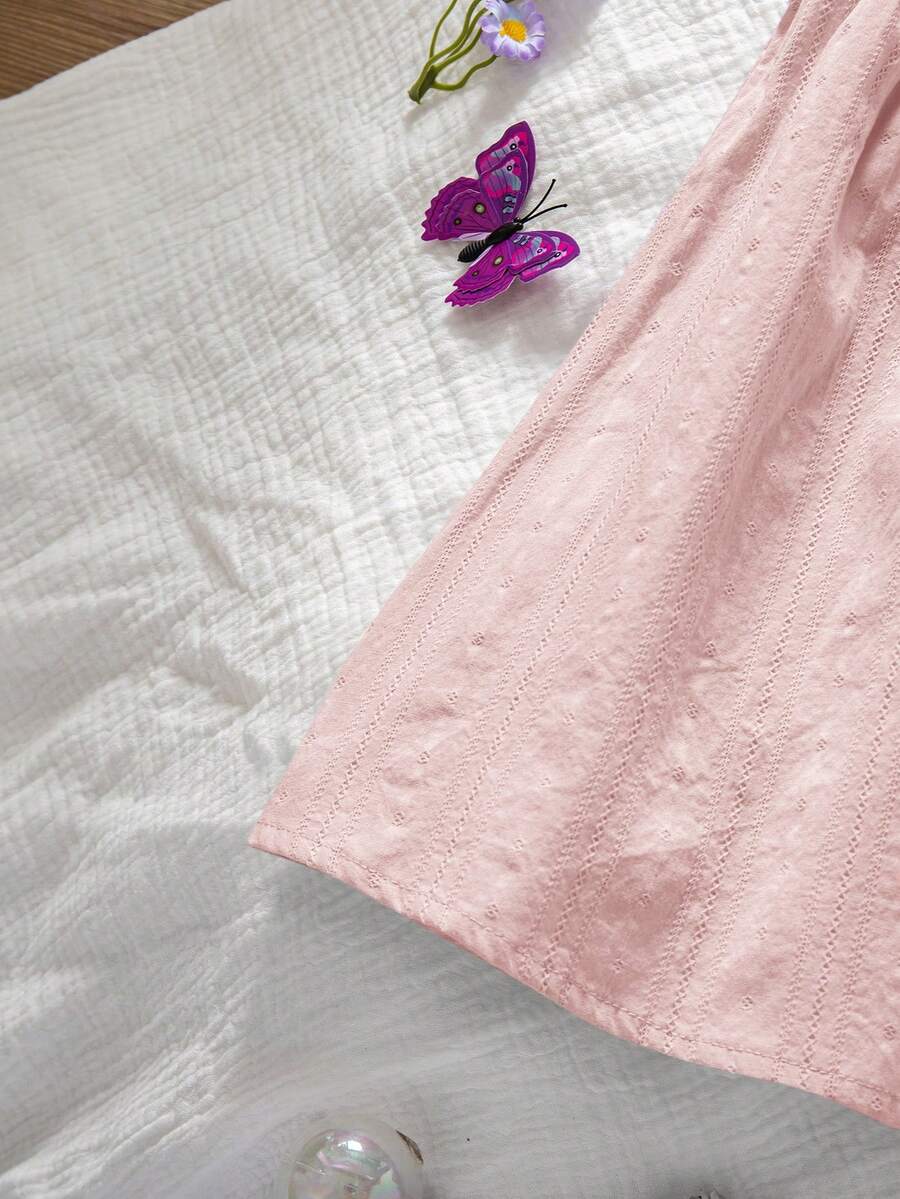 Ruffle Collar Floral Print Sleeveless Dress for Baby Girls