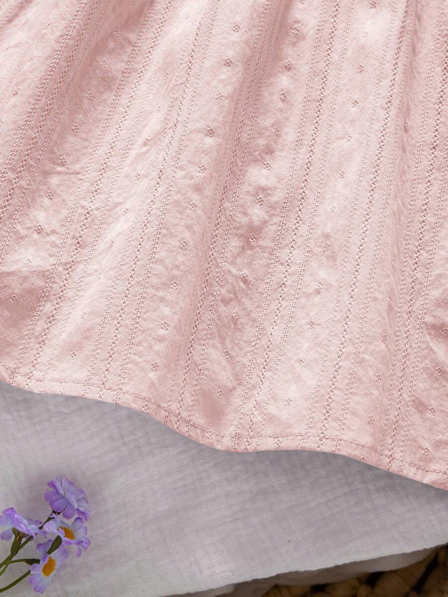 Ruffle Collar Floral Print Sleeveless Dress for Baby Girls
