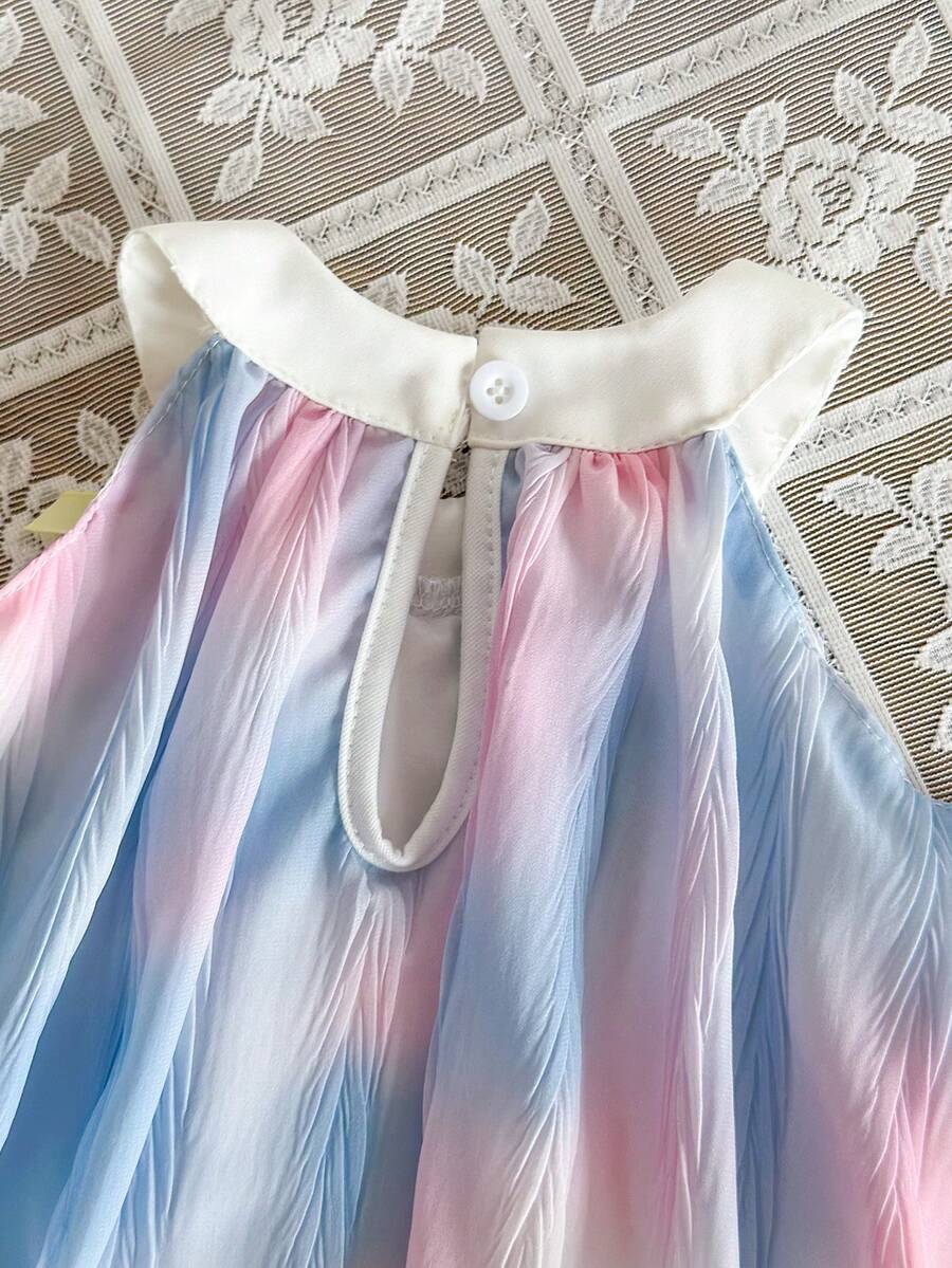 Cute Two Piece Floral Summer Clothing Set For Little Girls Elegant Style