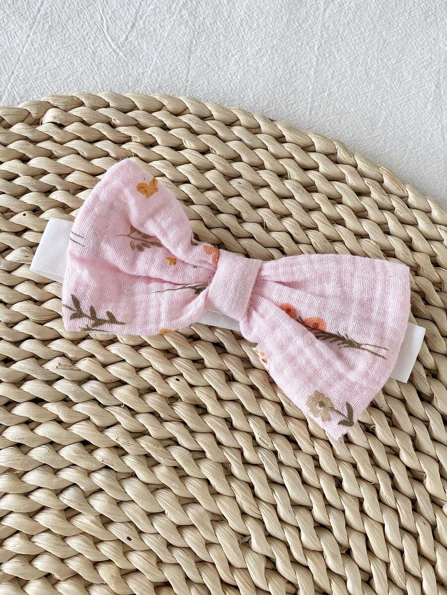 Lemon Print Ruffle Trim Bodysuit and Headband Set for Cute Summer Daily Wear