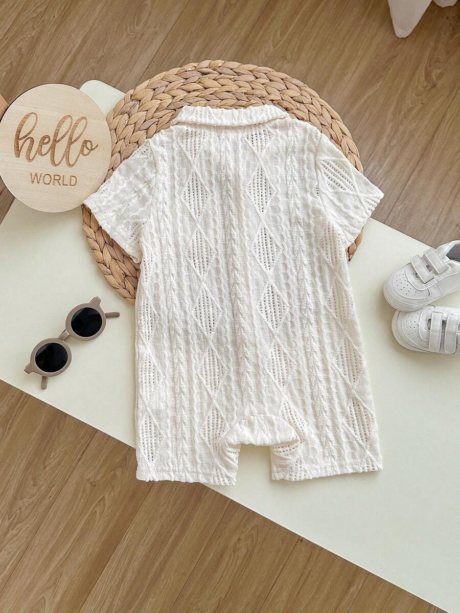 3D Big Ear Hooded Romper Set For Newborn Baby Boys And Girls Summer Outfit