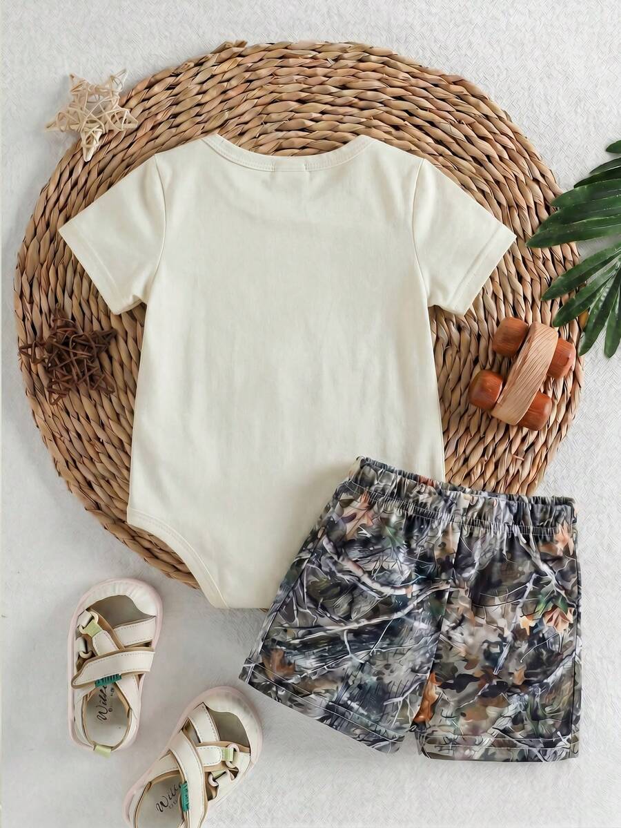 Cute Baby Boys Summer Clothing Set For Outings And Casual Daily Wear