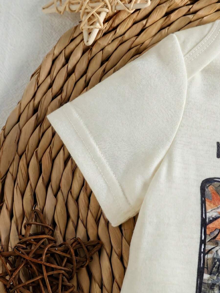 Cute Baby Boys Summer Clothing Set For Outings And Casual Daily Wear