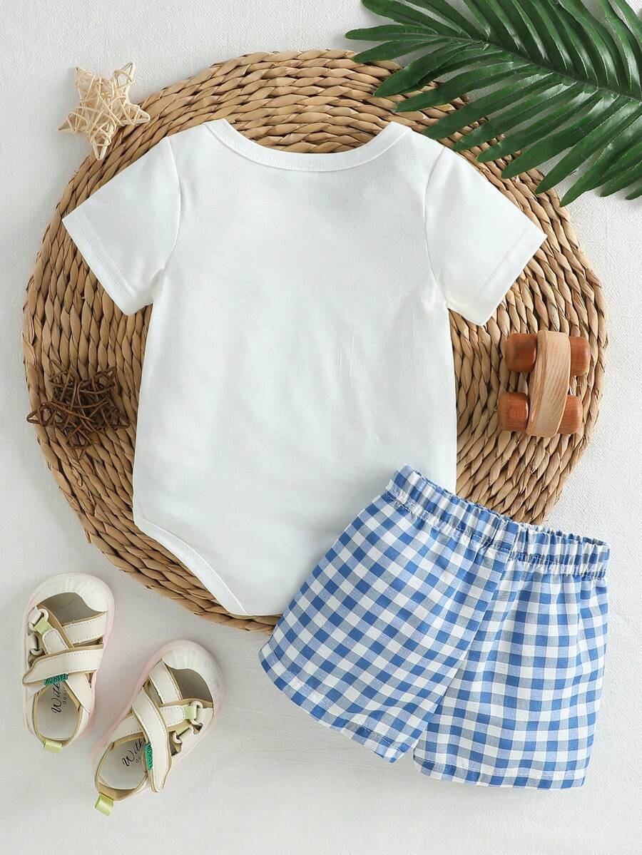 Cute Baby Boys Summer Clothing Set For Outings And Casual Daily Wear