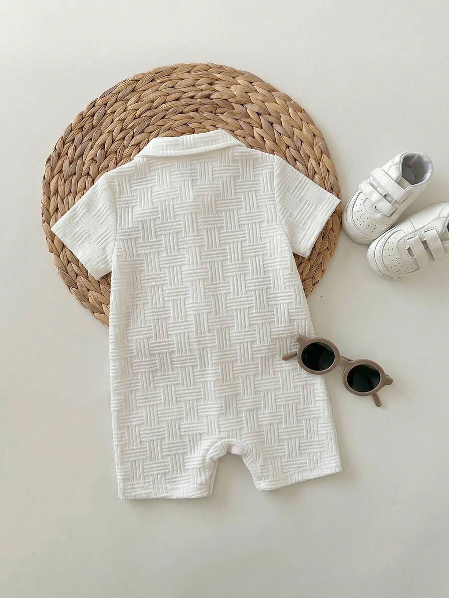 3D Big Ear Hooded Romper Set For Newborn Baby Boys And Girls Summer Outfit