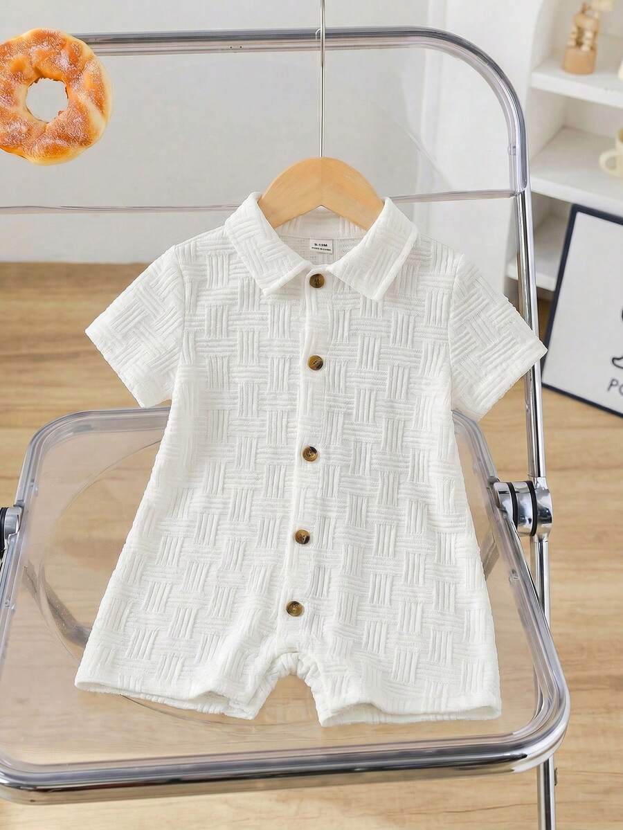 3D Big Ear Hooded Romper Set For Newborn Baby Boys And Girls Summer Outfit