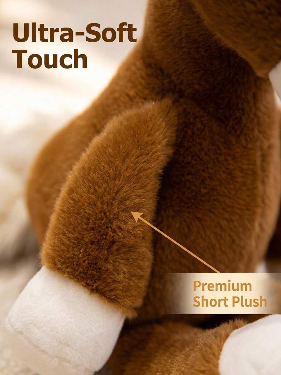 Soft Cartoon Horse Plush Toy Stuffed Animal Pillow for Kids
