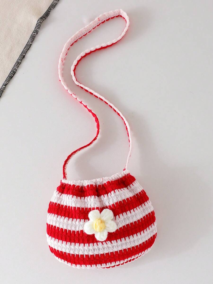 Floral Suspender Dress with Matching Bag, 2-Piece Set for Baby Girls