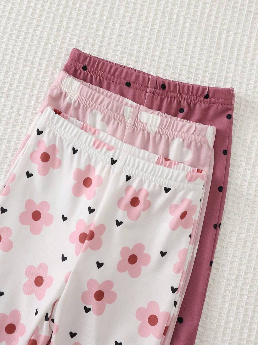 6pcs Baby Romper and Pants Set with Colorblock Stripes and Star Pattern for Spring and Summer