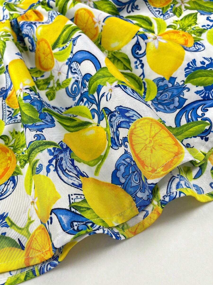 Little Girls Floral Print Sleeveless Dress With Bow Tie Waist Cute Summer Outfit