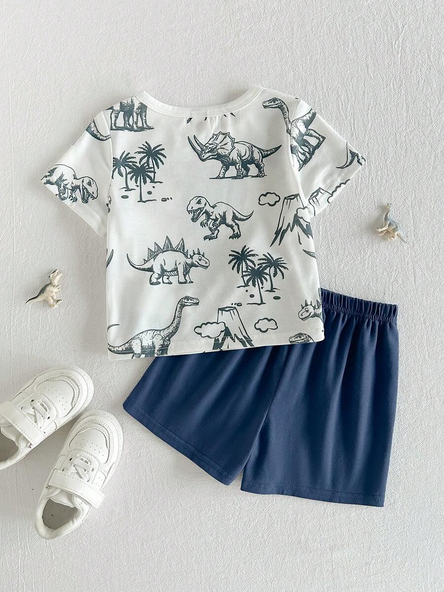 Baby Boy Mothers Day Graphic Tee and Camo Shorts 2 Piece Casual Spring Summer Outfit Set
