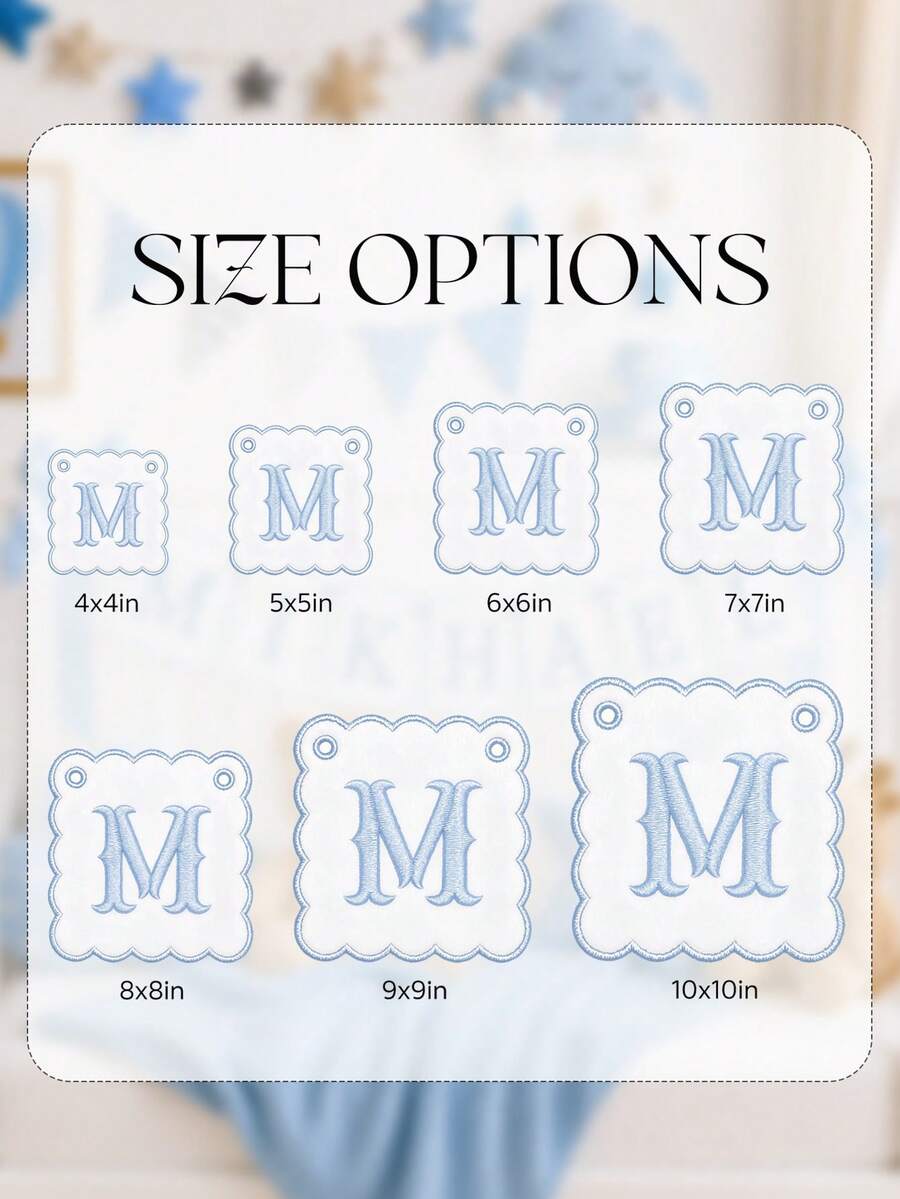 Personalized Embroidered Baby Name Banner – Custom Nursery Crib Decor & Newborn Gift