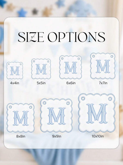 Personalized Embroidered Baby Name Banner – Custom Nursery Crib Decor & Newborn Gift