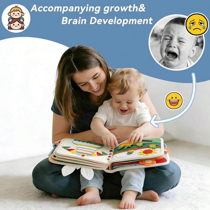 Felt Quiet Book for Babies – Interactive Animal Learning Toy