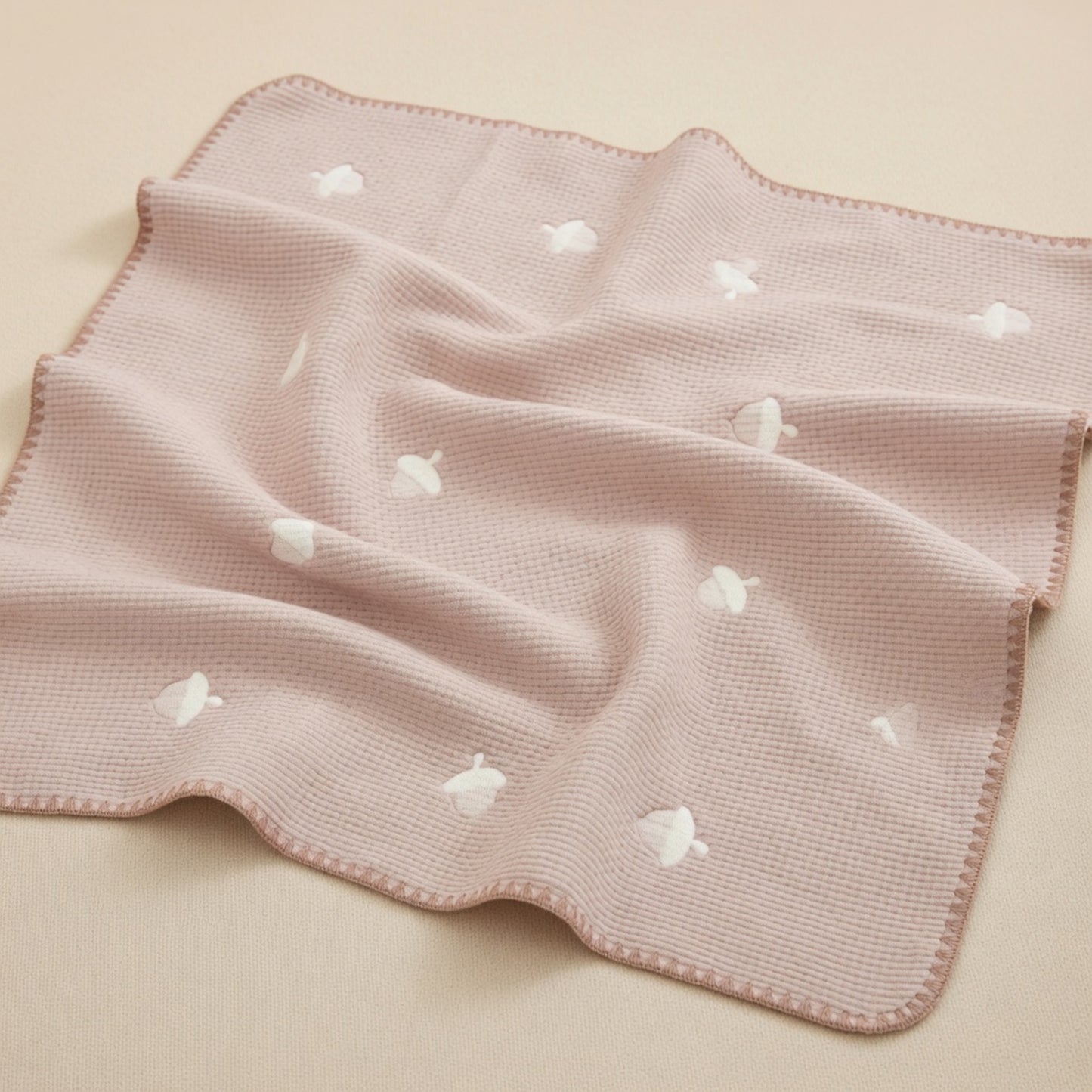 Custom Name Kids Cotton Blanket - Personalized Soft Bedding Set - Autumn & Winter Swaddle & Stroller Accessory