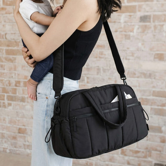 Waterproof Baby Diaper Travel Duffel Bag - Large Capacity Mom Bag - Multi-functional Maternity Tote & Airport Cabin Bag