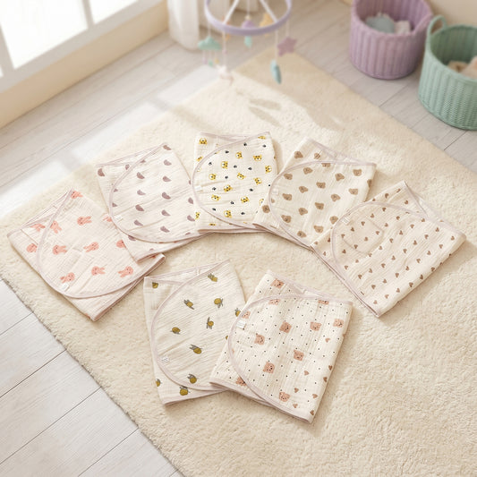 Adjustable Newborn Swaddle Wrap - Secure Belly Strap Sleep Blanket for 0-6 Months