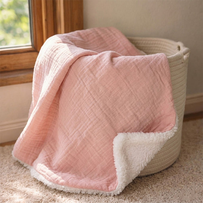 Personalized Baby Blanket - Custom Embroidered Name - Soft Newborn Stroller Swaddle & Birth Gift