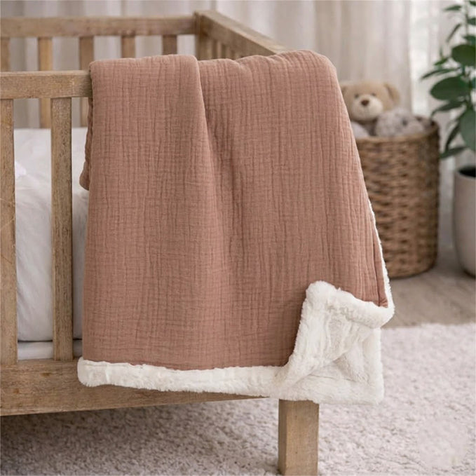 Personalized Baby Blanket - Custom Embroidered Name - Soft Newborn Stroller Swaddle & Birth Gift