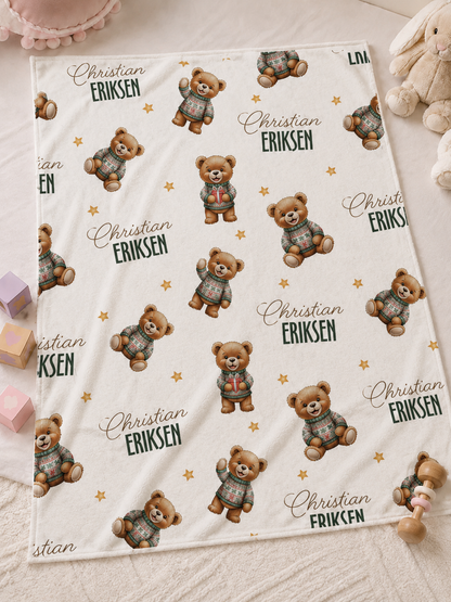 Personalized Name Blanket for Babies and Kids, Custom Printed Soft Blanket