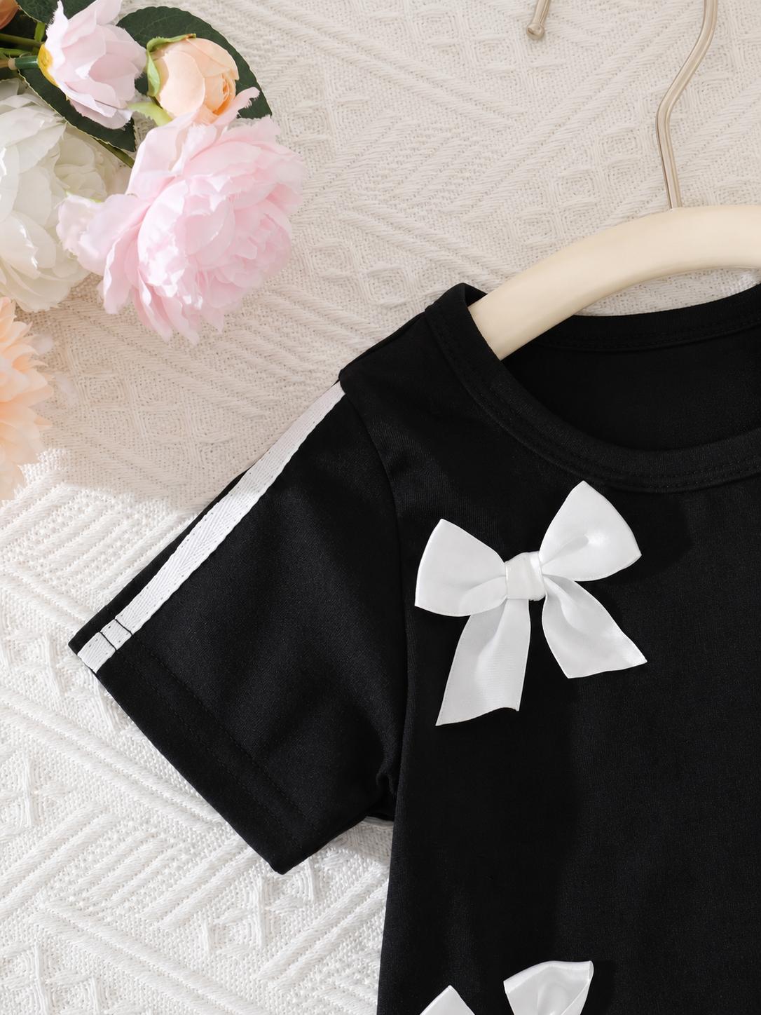 Pride Rainbow Short Sleeve Top & Shorts Set for Toddler Girls
