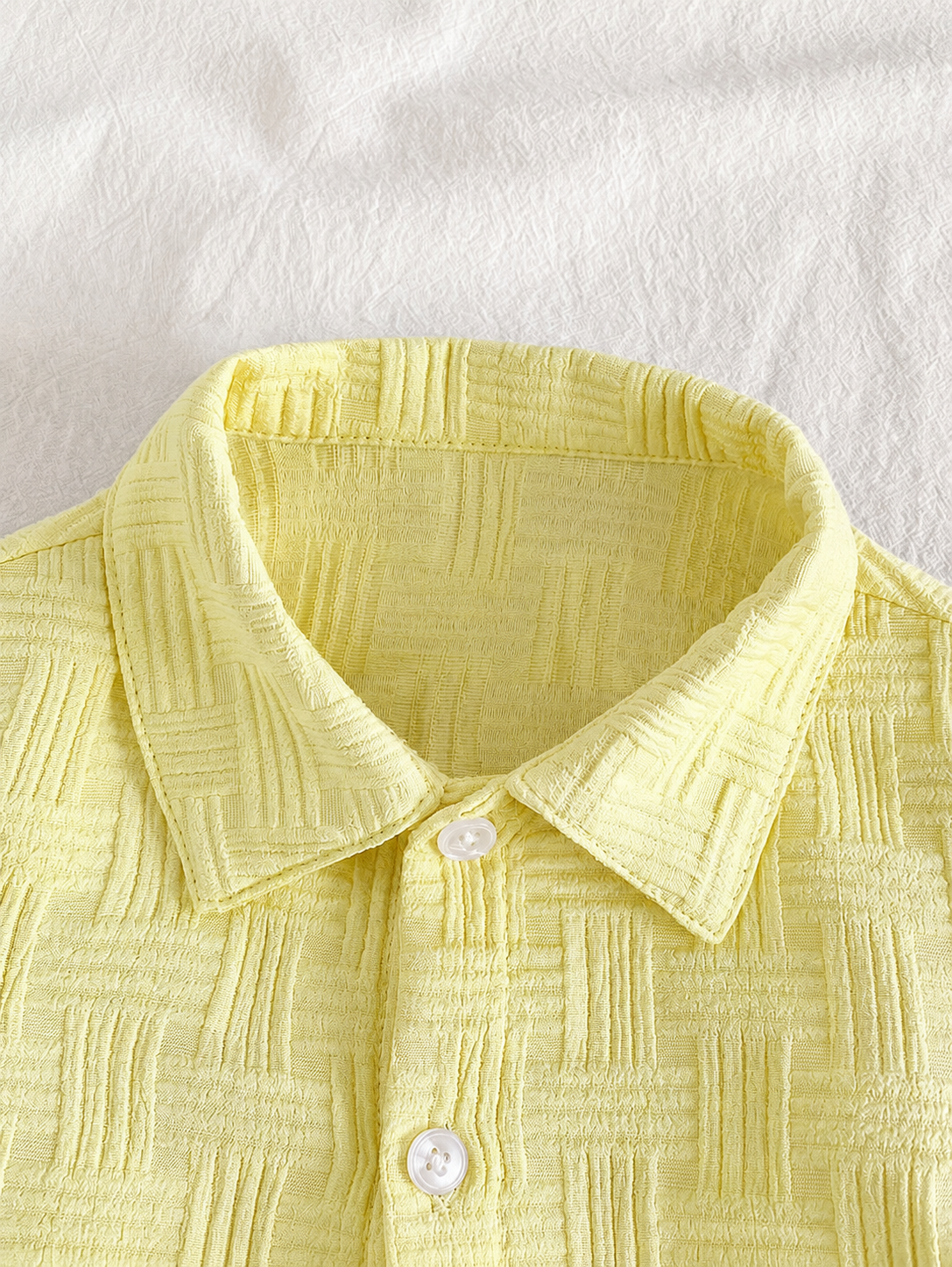 2pcs/Set Baby Boy Casual Striped Polo Collar Top & Shorts Summer Clothes