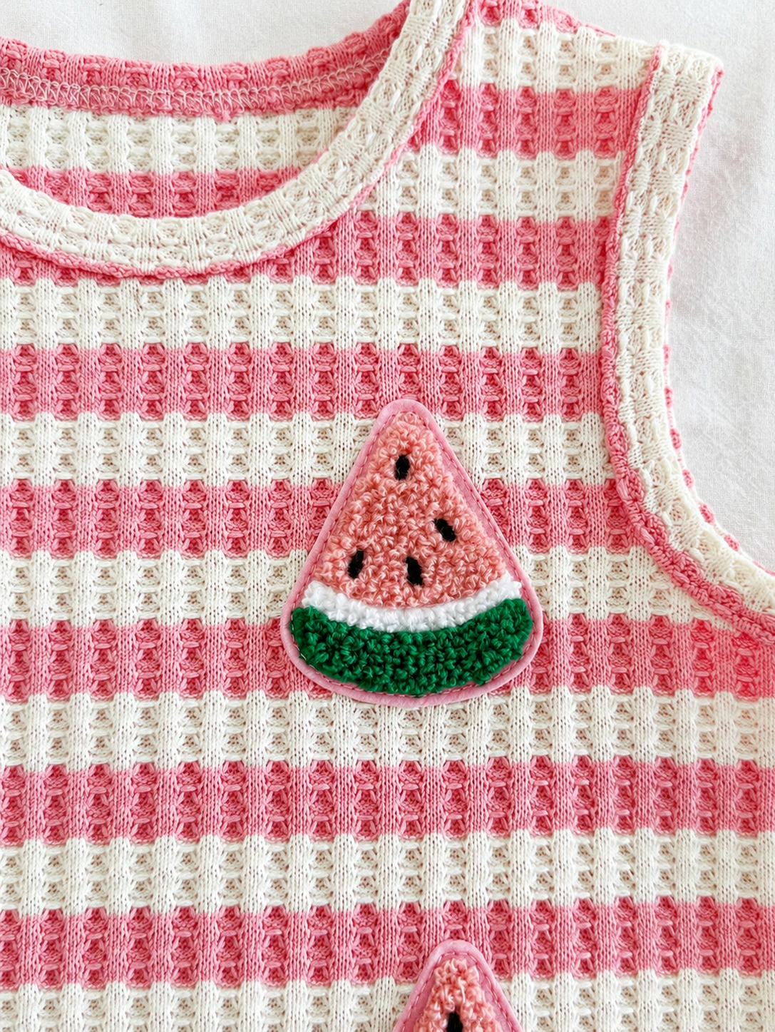 Sweet Style Strawberry Print Top & Shorts 2-Piece Set for Toddler Girls