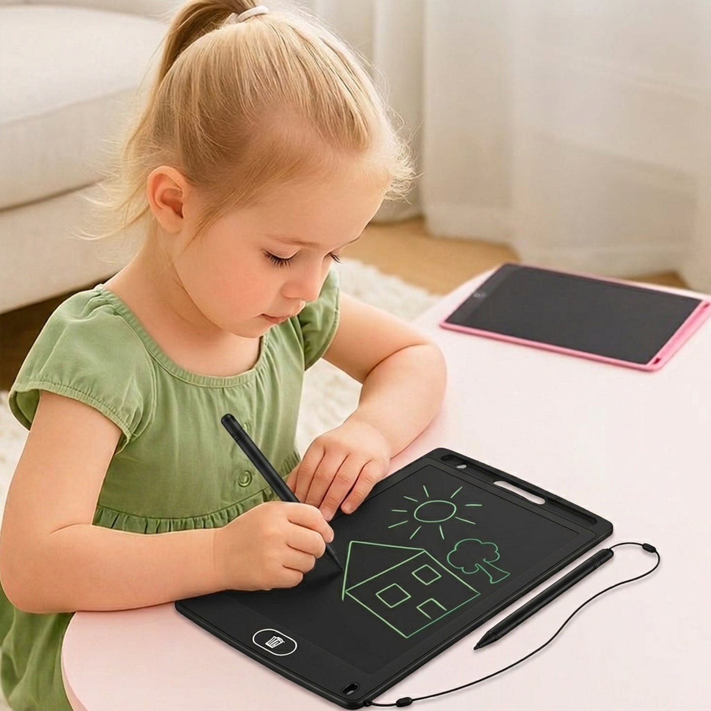 Colorful LCD Drawing Tablet - Portable Electronic Writing Pad - Creative Erasable Handwriting Board Gift for Boys & Girls