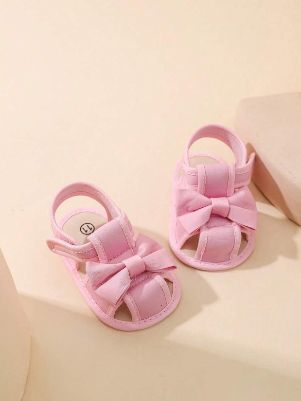 0-1Y Baby Girl Summer Sandals - Cute Bowknot Comfortable First Walkers