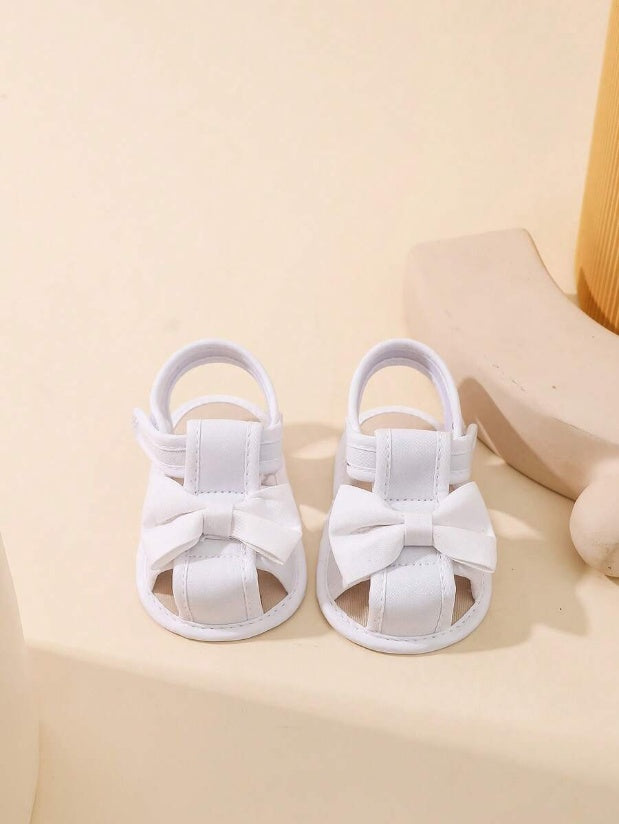 0-1Y Baby Girl Summer Sandals - Cute Bowknot Comfortable First Walkers