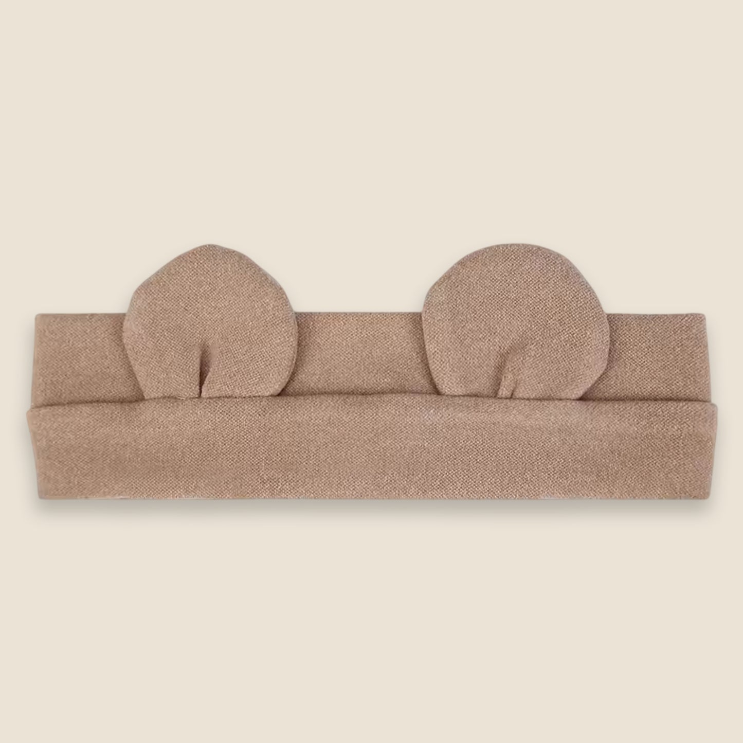 Cute Bear Ear Baby Headband - Soft Elastic Korean Turban - Newborn Infant Fall Winter Headwear for Boys & Girls