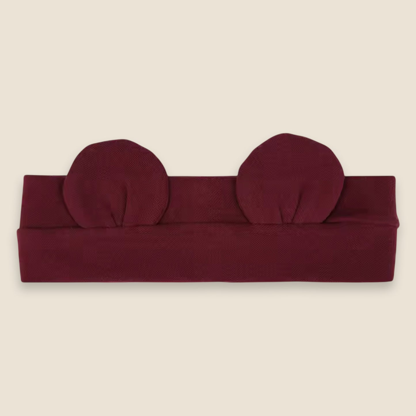 Cute Bear Ear Baby Headband - Soft Elastic Korean Turban - Newborn Infant Fall Winter Headwear for Boys & Girls