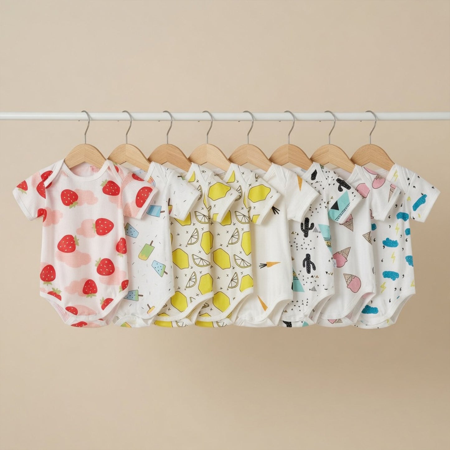 Baby Girl & Boy Summer Romper - 100% Cotton Bodysuit for Newborns - Cute Children's Overalls Costume