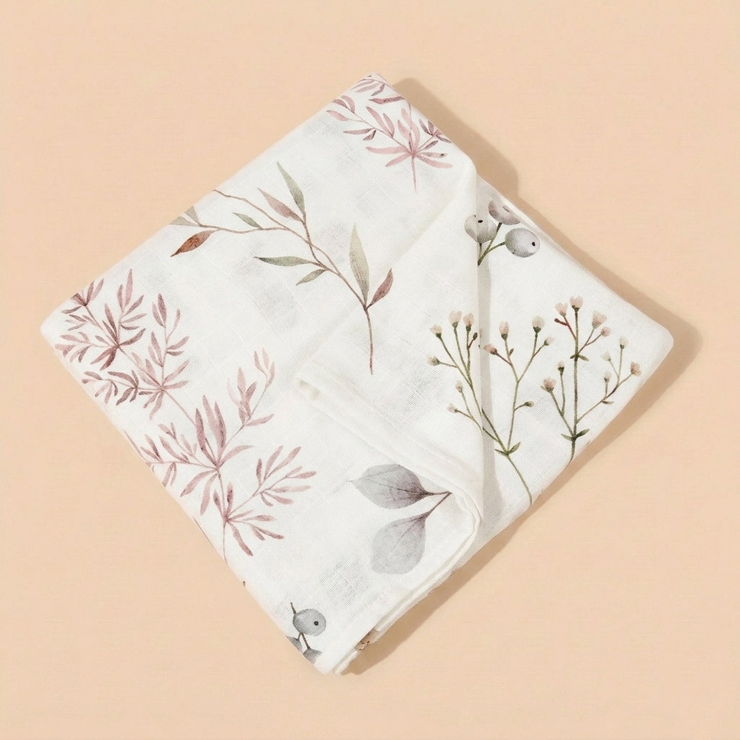 Muslin Cotton Baby Towel - Multi-use Newborn Swaddle & Bath Scarf - Soft Feeding Face Washcloth