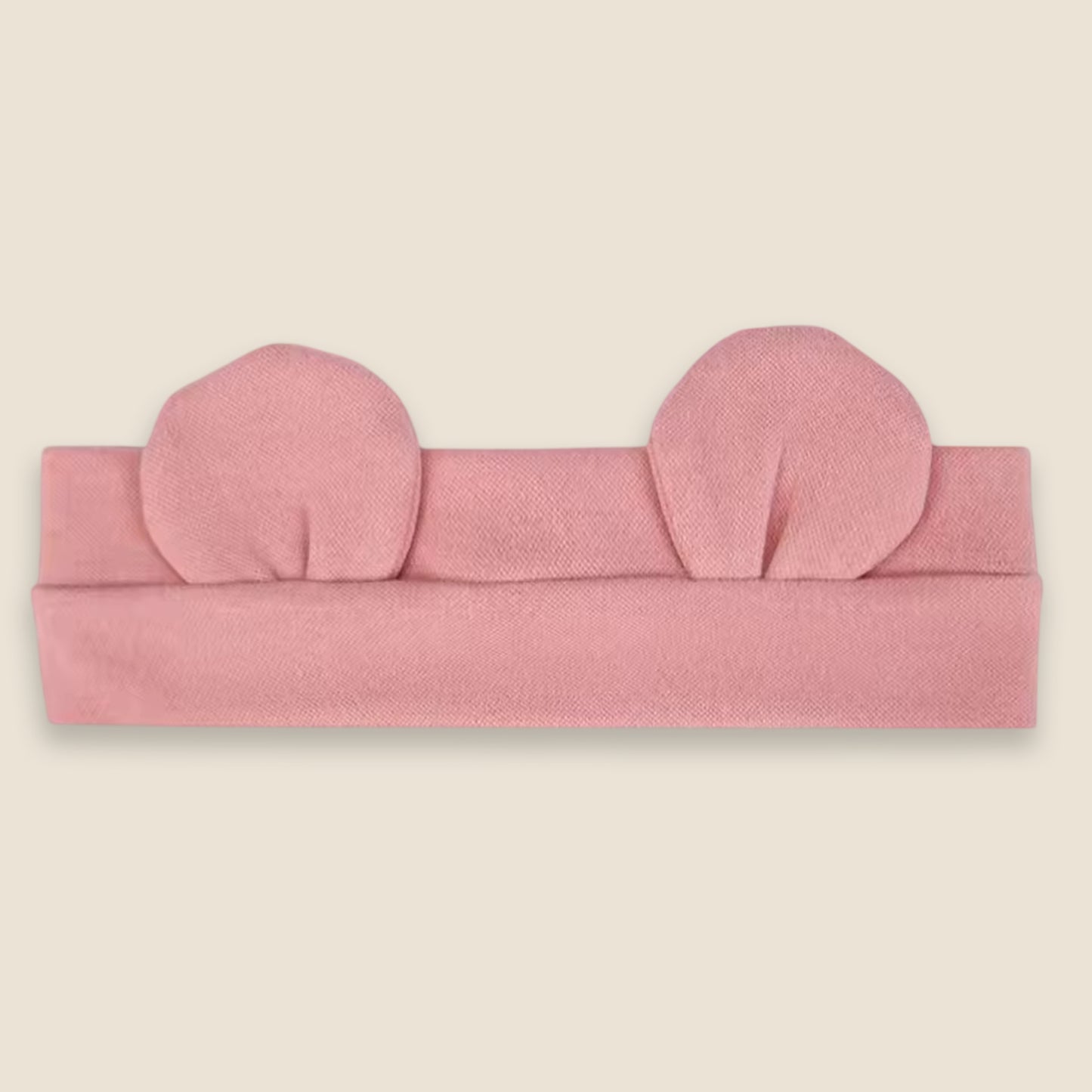 Cute Bear Ear Baby Headband - Soft Elastic Korean Turban - Newborn Infant Fall Winter Headwear for Boys & Girls